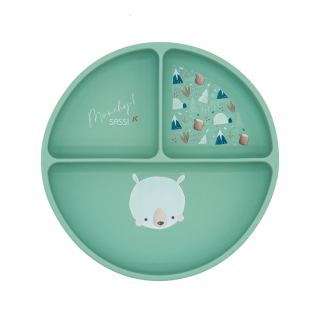 Plato de Silicona Sassi Munchy El Oso