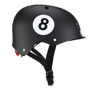 Casco Elite Negro 8 LED XS-S