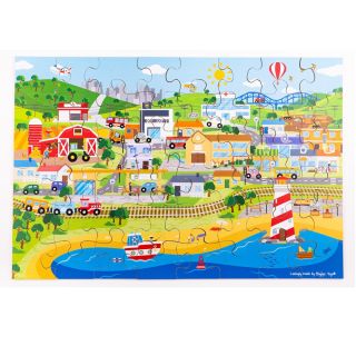 Rompecabezas de piso Transportes x 48 piezas