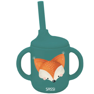 Taza con cañita de Silicona Sassi Crunchy El Zorro