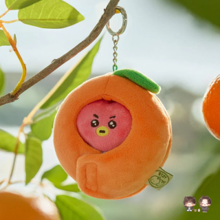 BT21 - TATA BABY ORANGE PARTY DOLL KEYCHAIN
