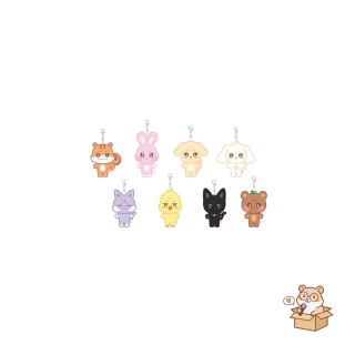 (PRE VENTA) ATEEZ X ANITEEZ IN COLOR - ANITEEZ PLUSH KEYRING