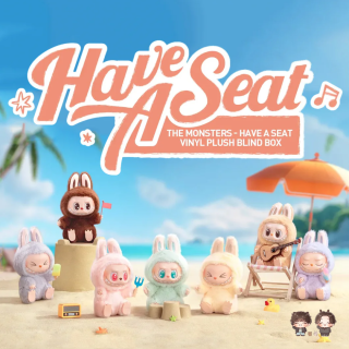 THE MONSTERS - HAVE A SEAT VINYL PLUSH BLIND BOX - RANDOM (LABUBU)