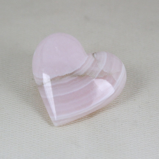 Corazones talladas de piedra Manganocalcita