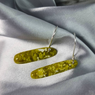 Aretes Lizardita – Formas Libres Pulidas