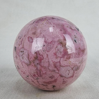 Esferas talladas de piedra Rodonita