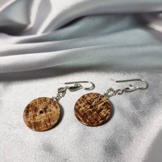 Aretes Orbita – Aragonita Peruana en cadena