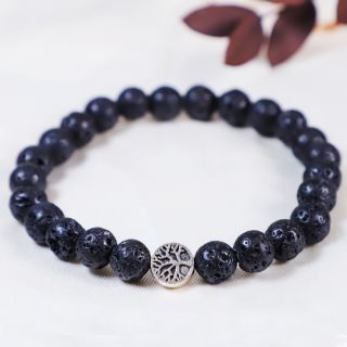 Brazalete Árbol de la Vida con Lava