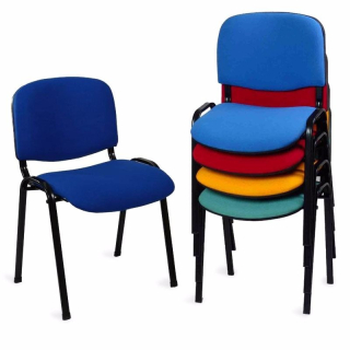 Silla Fija Apilable Acolchada TESSA personalizada