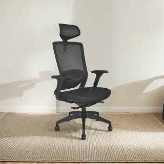 Silla Ergonómica Reclinable Slider Brazo 4D ALBA Negro Presidente