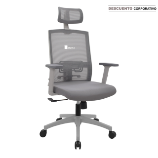 Silla Monk Gris Presidente