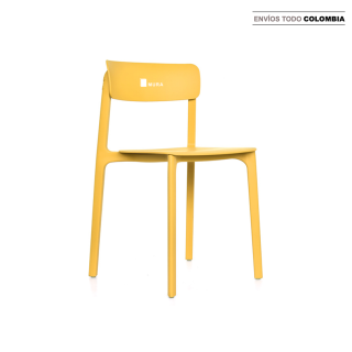 Silla Fija Clay Amarillo
