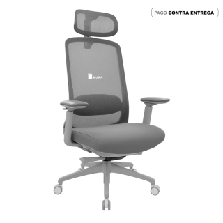 Silla One Presidente Gris Nylon