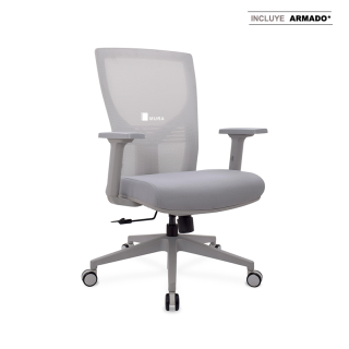 Silla Tom Gerente Gris