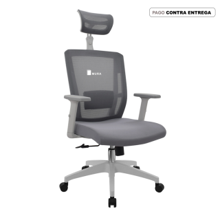 Silla Delphi II Presidente Gris Oscuro