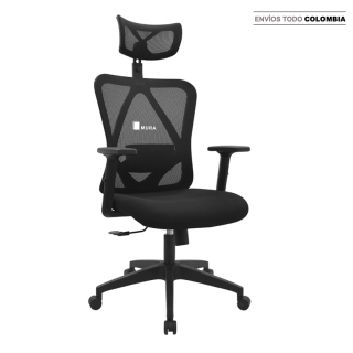 Silla Mark Presidente Negro 
