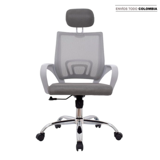 Silla Atlantis Presidente Gris