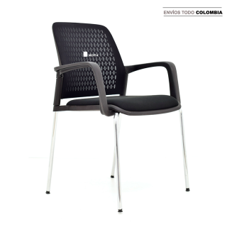 Silla Fija Pinko Negro