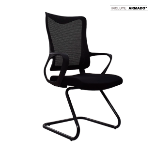 Silla Rigs Interlocutor Negro