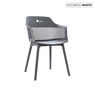 Silla Fija Gales Gris