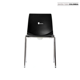 Silla Fija Ari Negro