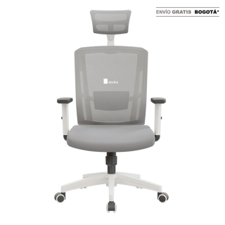 Silla Delphi II Presidente Gris Claro