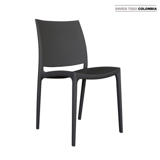 Silla Fija Kiro Negro