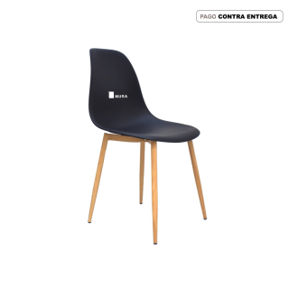 Silla Fija Lotti Negro