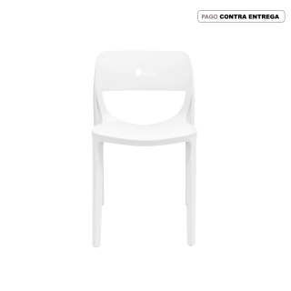 Silla Fija Happy Blanco