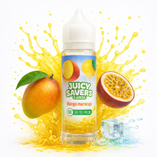 Juicy Savers Passion Fruit Mango ICE 60ml – Líquido Premium para Vapear