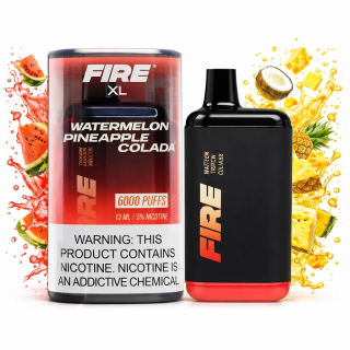 Vape FIRE XL Watermelon Pineapple Colada 6000 Puffs 5%