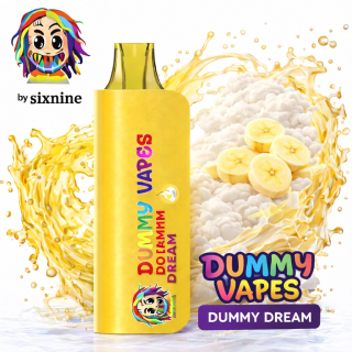 Vape Dummy Vapes Dummy Dream 8000 Puffs by sixnine – Banana Creamy