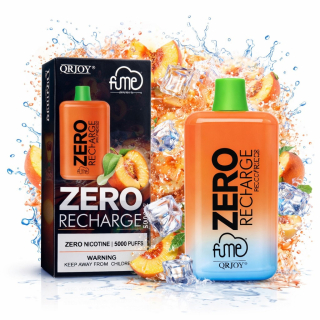 Vape Fume ZERO Recharge Peach Ice 5000 Puffs – Durazno Helado Sin Nicotina