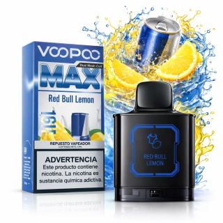 Cartucho Vape VOOPOO Max 16K Red Bull Lemon Original