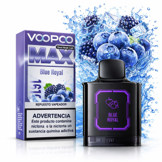 Cartucho Vape VOOPOO Max 16K Blue Royal Original