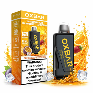 Cartucho OXbar Svopp 35000 Puff – Passion Fruit Raspberry Tangerine (Maracuyá, Frambuesa y Mandarina)