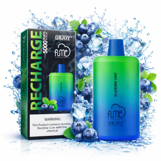 Vape Fume Recharge Blueberry Mint 5000 Puffs – Arándano y Menta Helada