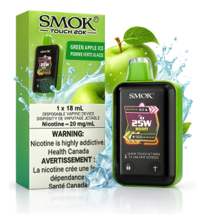 SMOK TOUCH 20 000 puff – Green Apple Ice