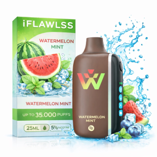 Vape IFLAWLESS 35000 Puff Watermelon Mint – Sandía con Menta de Larga Duración