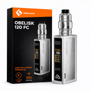 Vape Kit Geekvape Obelisk 120 FC – Carga Ultra Rápida y Potencia Premium