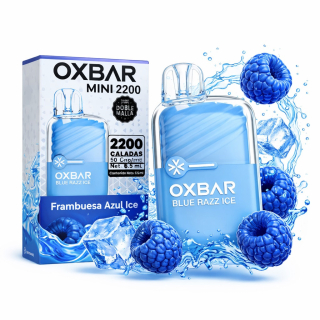 OXBAR MINI 2200 Puff – Blue Razz Ice (Frambuesa Azul Hielo) | Desechable Premium