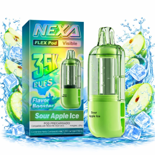 Cartucho NEXA FLEX 35000 Puffs Sour Apple Ice – Pod