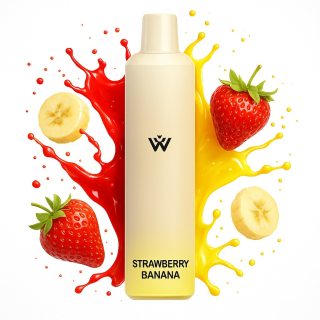 Vape IFLAWLESS 1300 Puff Strawberry Banana – Fresa con Banana