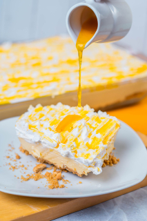 PORCIÓN  DE CHEESECAKE DE MARACUYA