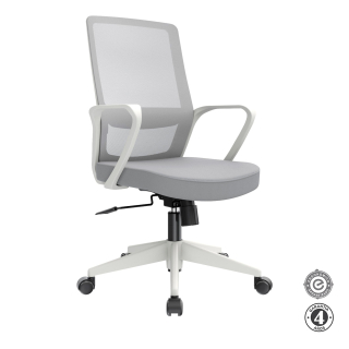 Silla Ergonómica Andy Gerente Nylon Gris Althea Confort