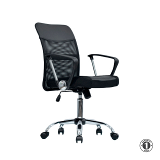Silla Ergonómica Dubai Rta Ejecutiva Negro Althea Confort