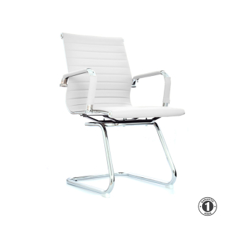 Silla Ergonómica Boss Interlocutor Blanco Althea Confort