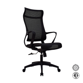 Silla Ergonómica Rigs Presidente Malla Negro Althea Confort