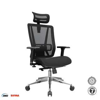 Silla Ergonómica Nefi Presidente Negro Althea Confort