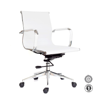 Silla Ergonómica Boss Gerente Blanco Althea Confort